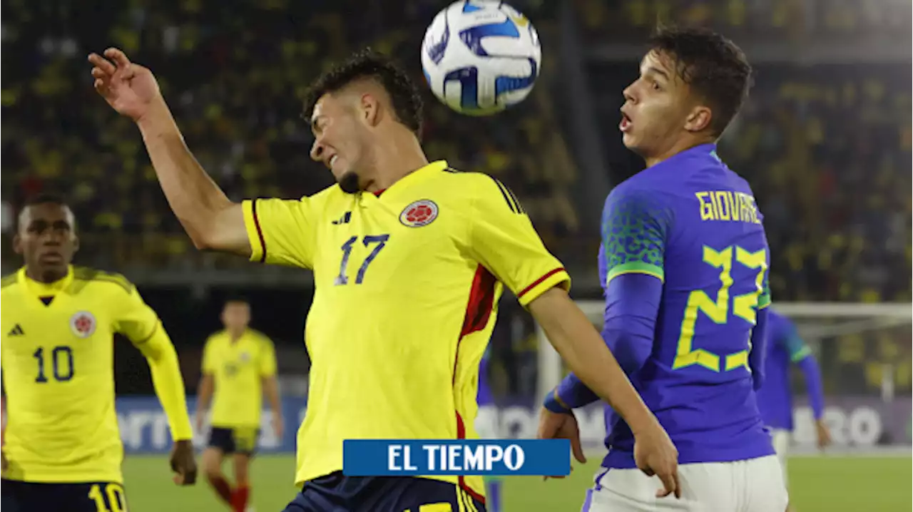 Colombia vs. Brasil: vea el penalti que falló Gustavo Puerta