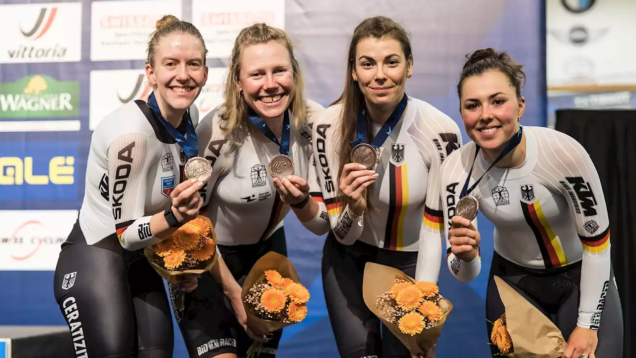 Bahnrad-EM: Frauen-Vierer um Brauße, Klein, Kröger und Süßemilch gewinnt Bronze - auch Dörnbach holt Edelmetall