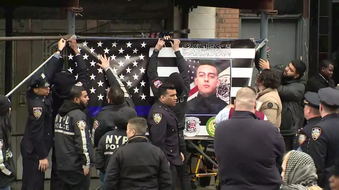 Funeral for slain NYPD officer Adeed Fayaz