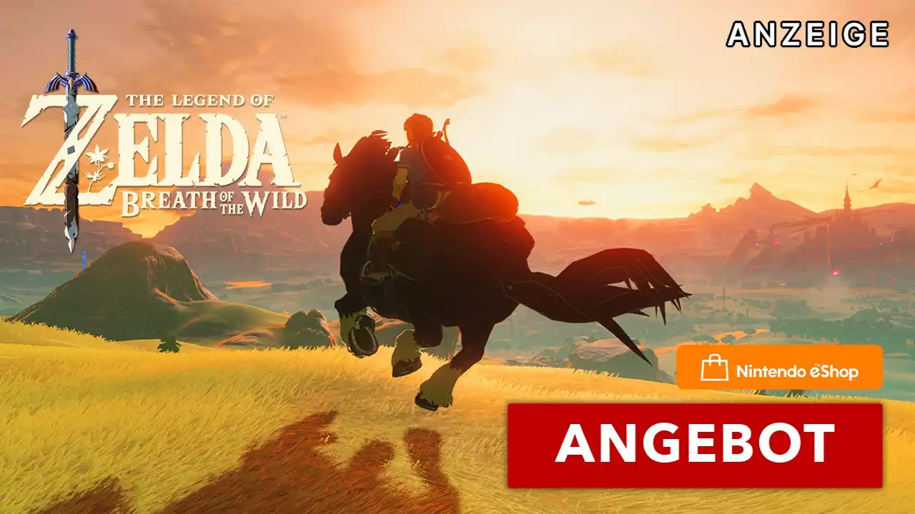 Zelda: Breath of the Wild im Angebot – Jetzt schnell noch vor Tears of the Kingdom nachholen!