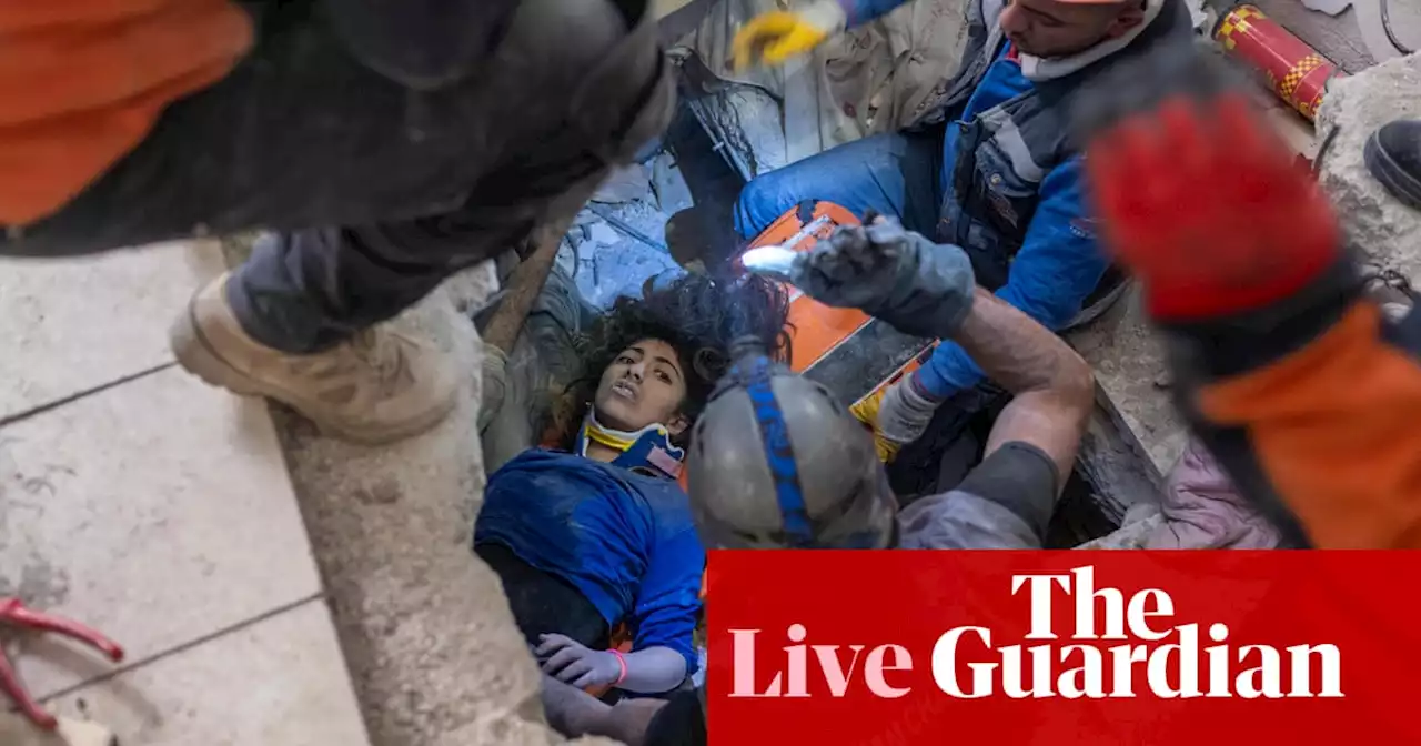 Turkey and Syria earthquake updates: death toll passes 21,000; US grants aid licence pausing Syrian sanctions – live news