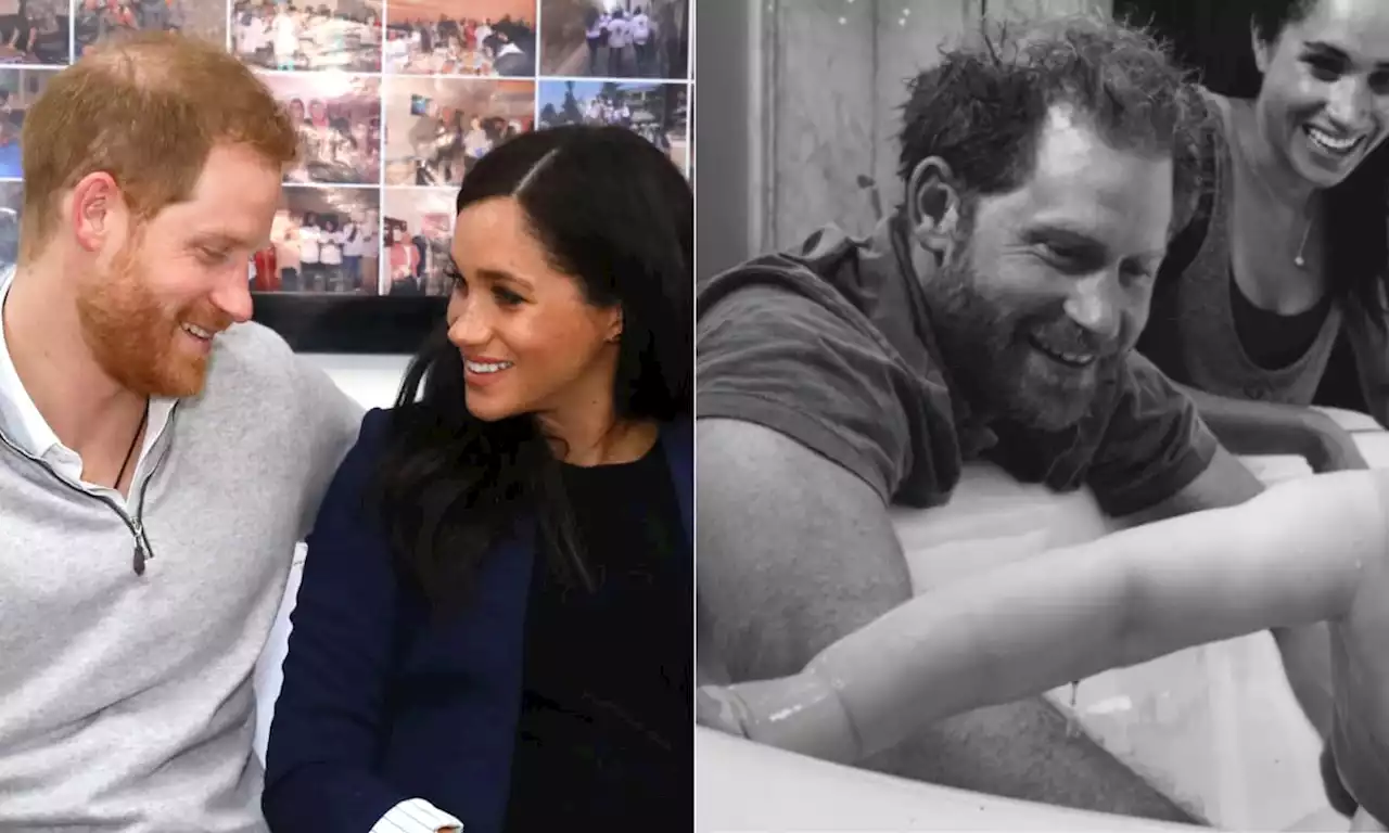 Prince Harry and Meghan Markle's son Archie splashes around in hotel-worthy bathroom