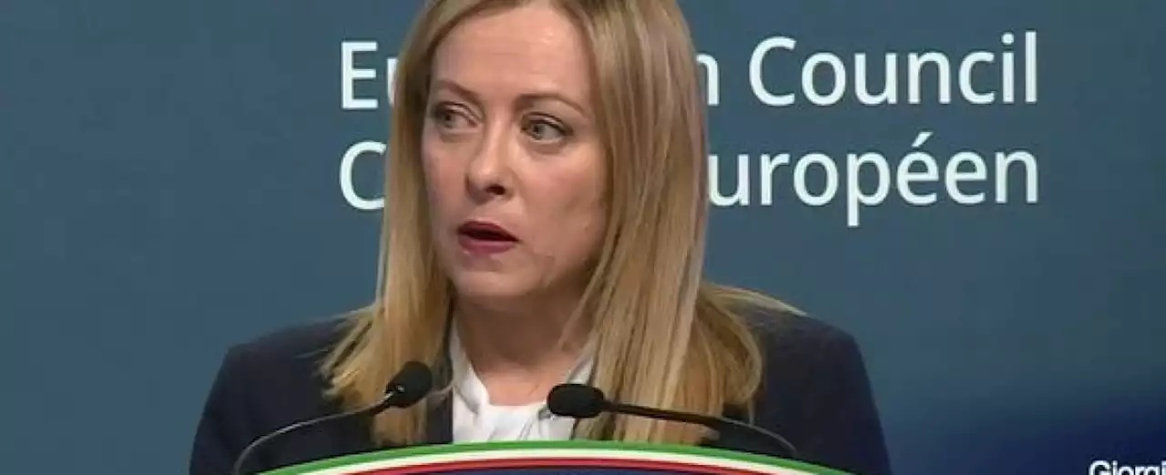 Meloni: 'Chi pensa a un'Europa di prima, seconda e terza classe si ricordi del Titanic'