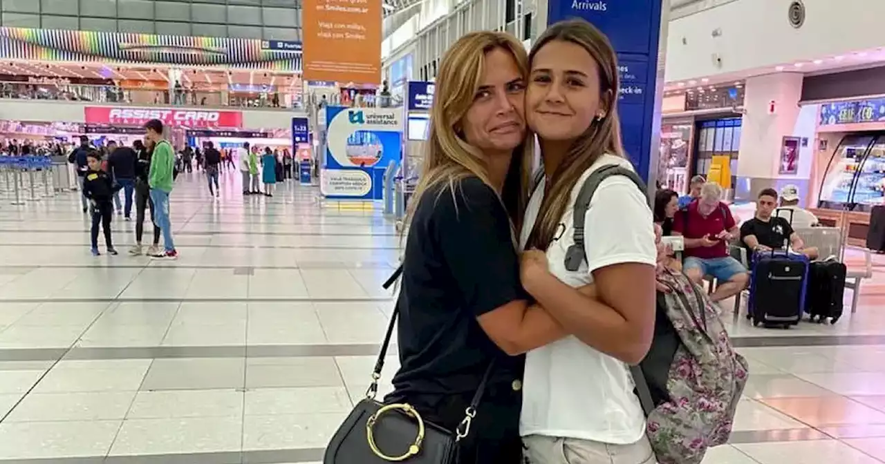 Amalia Granata despidió a su hija que viajó por un intercambio | Mirá | La Voz del Interior