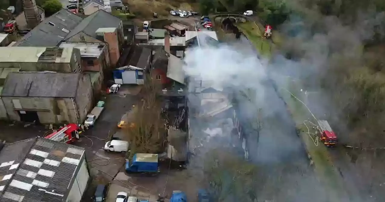 Firefighters battle huge Chorley blaze as residents told close windows