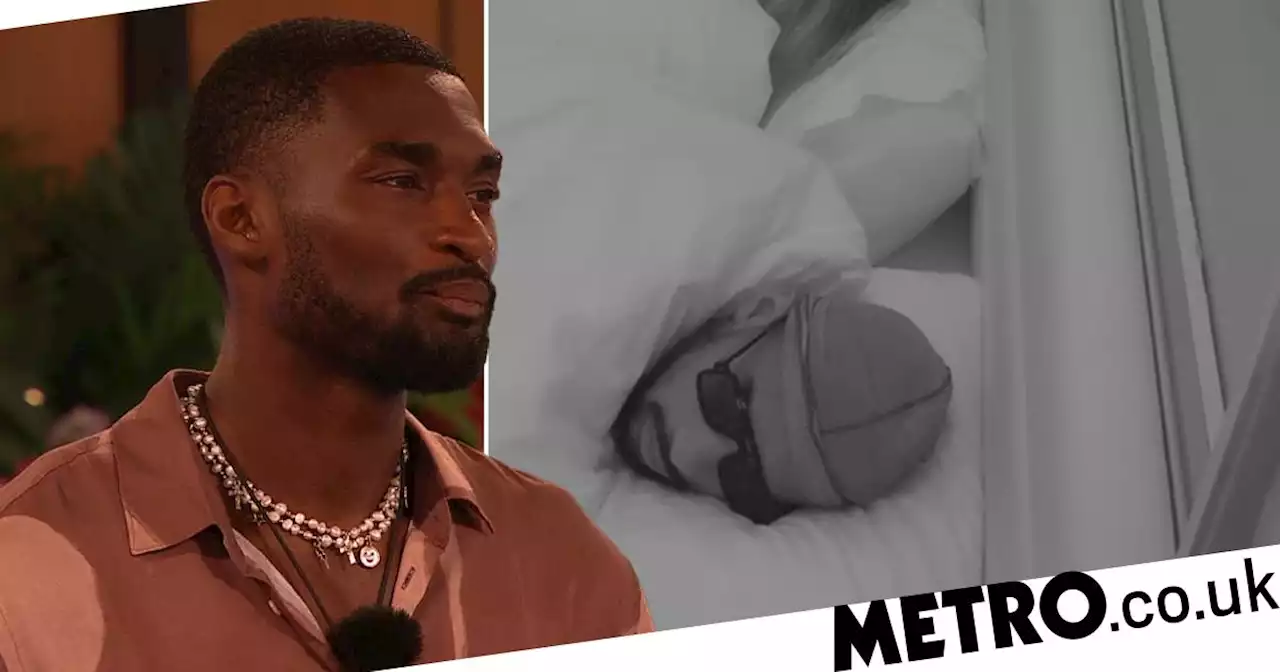 Love Island viewers bemused by Jordan Odofin's decision to sleep in sunglasses