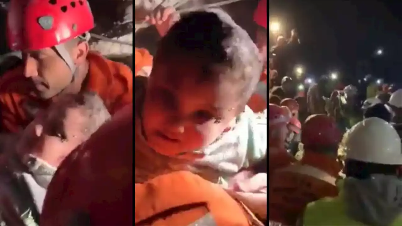 [VIDEO] “Otro milagro”: Niño estuvo 4 días bajo escombros del terremoto y fue rescatado con vida