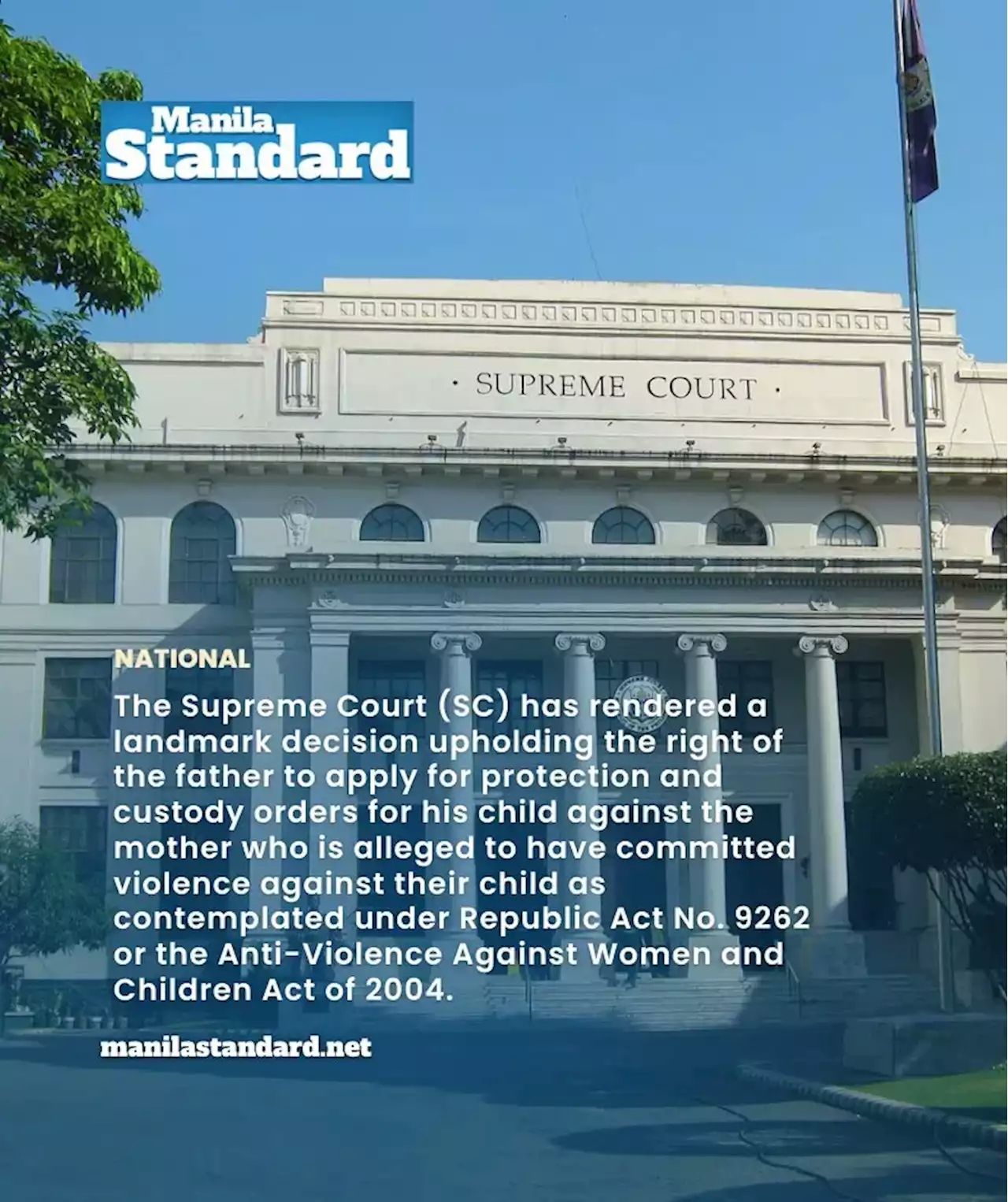 SC approves dad’s custody of ‘abused’ child