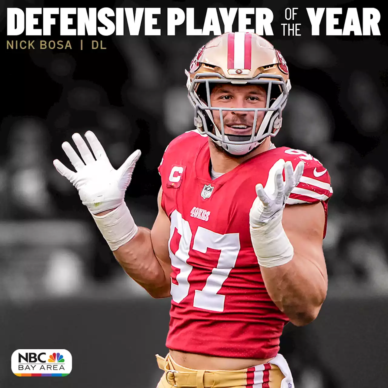 49ers' Nick Bosa Wins 2022 Defensive Player of the Year at NFL Honors