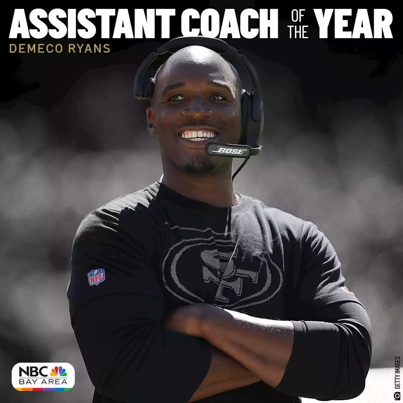 Ex-49ers DC DeMeco Ryans Wins AP Assistant Coach of Year at NFL Honors