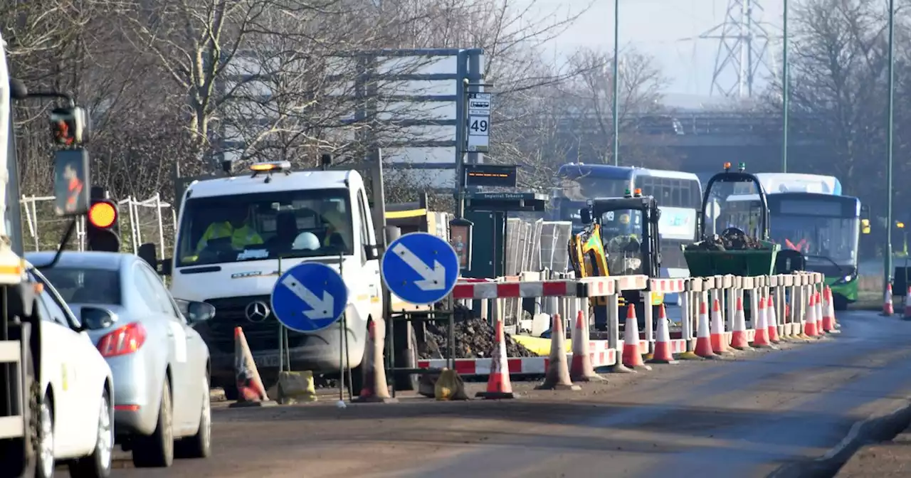 Workers 'get abuse' from drivers over massive queues at roadworks