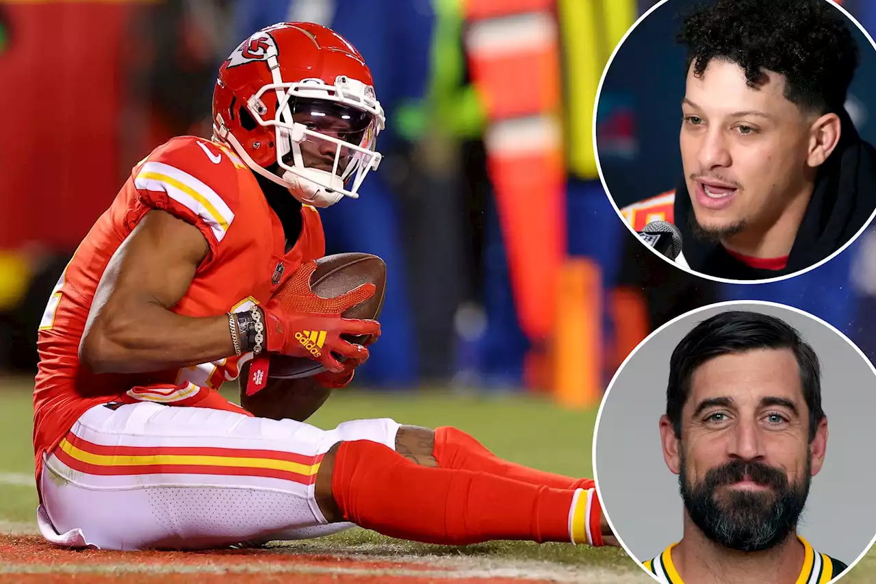 Chiefs’ Marquez Valdes-Scantling has gone from Aaron Rodgers to Patrick Mahomes