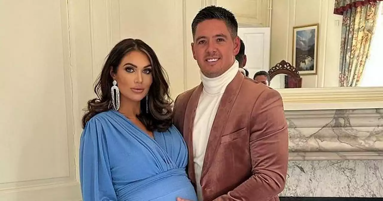 Pregnant Amy Childs hints she got engaged at her TOWIE baby shower