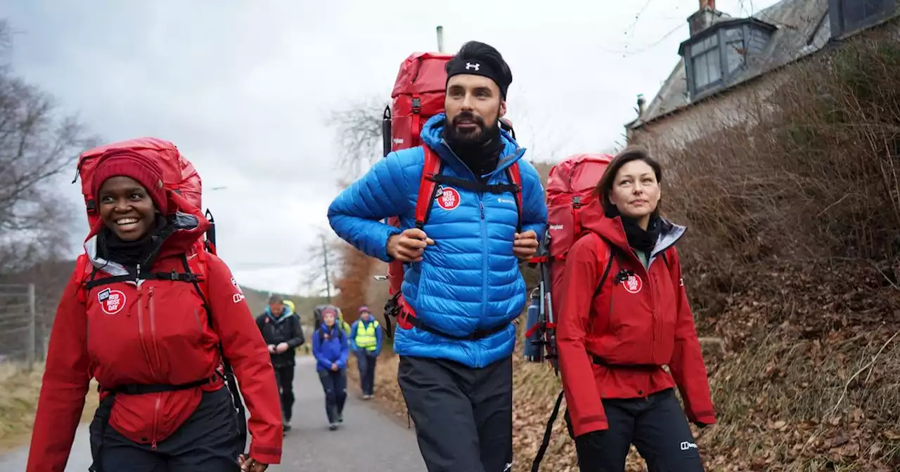 Rylan Clark, Emma Willis and Oti Mabuse’s Scottish adventure for Comic Relief