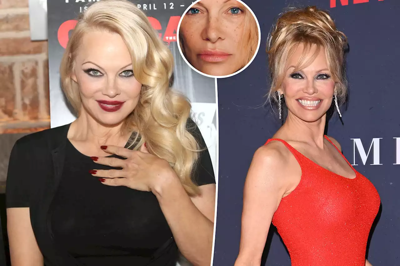 Pamela Anderson goes makeup-free for magazine cover: ‘I feel powerful’