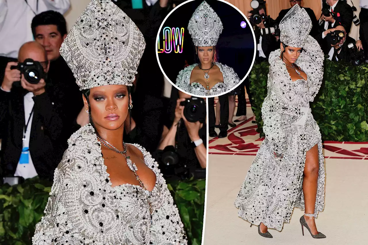 Rihanna gets Met Gala-inspired wax figure ahead of Super Bowl 2023