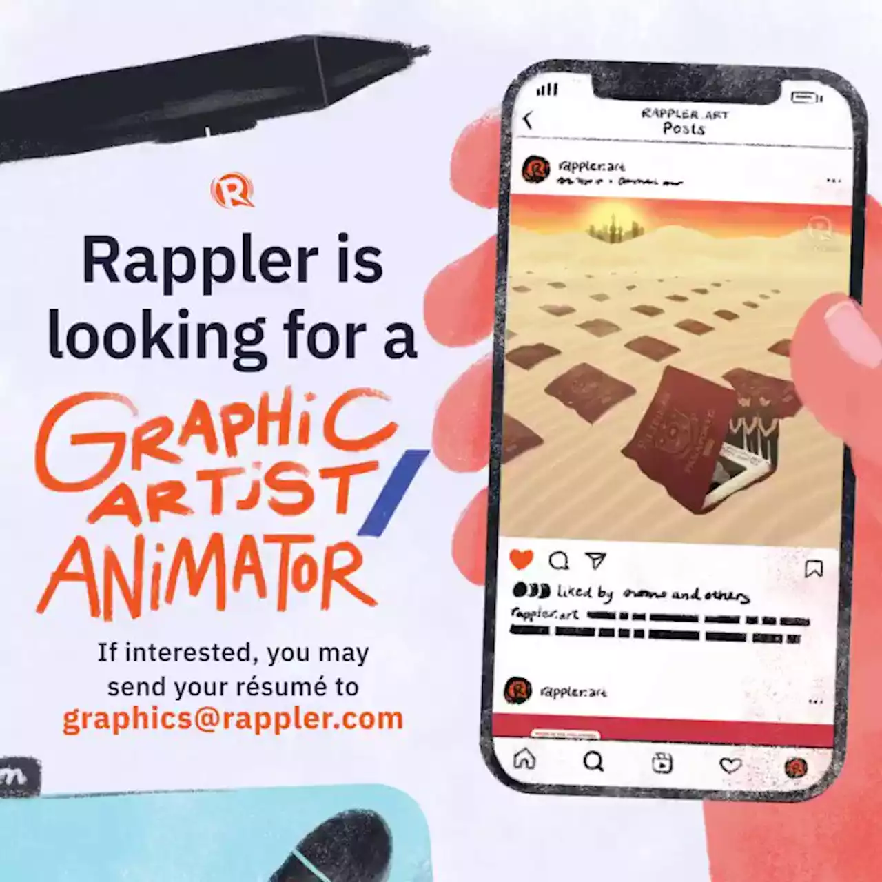 Rappler hiring Graphic Artist / Animator in Pasig, National Capital Region, Philippines | LinkedIn