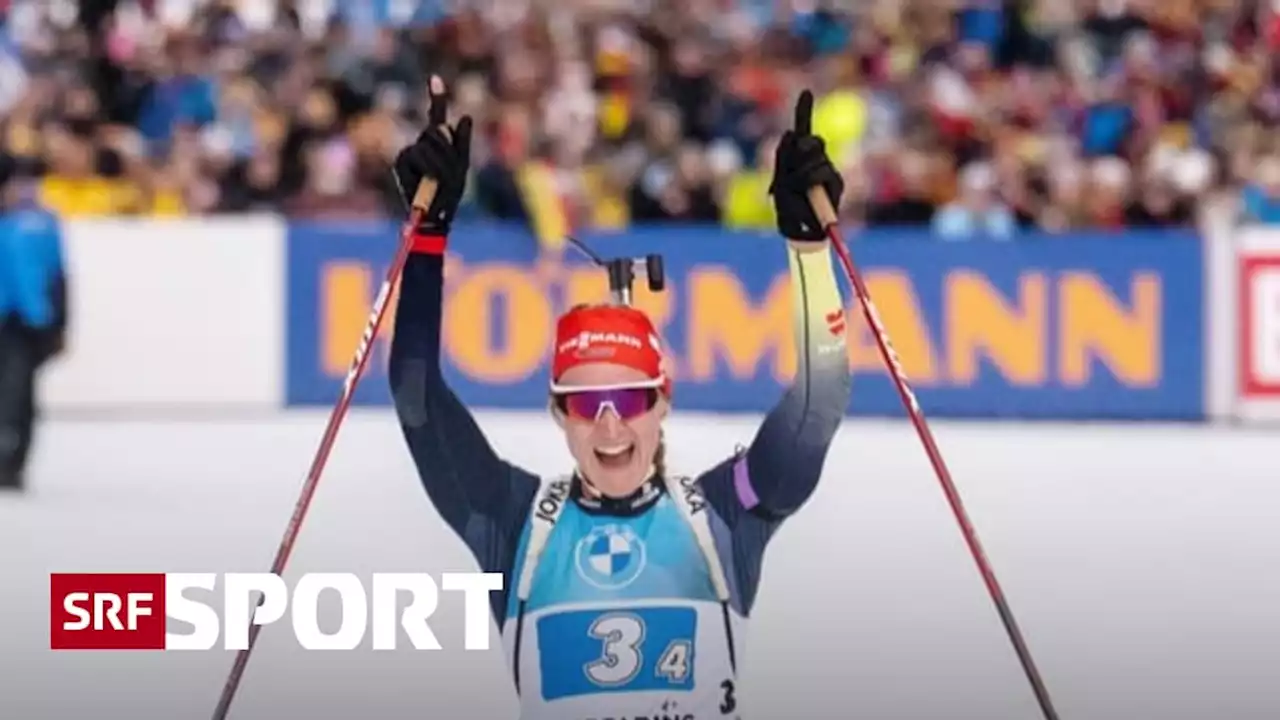 Biathlon-WM: Sprint Frauen - Herrmann-Wick feiert Heimsieg – Aita Gasparin auf Rang 20