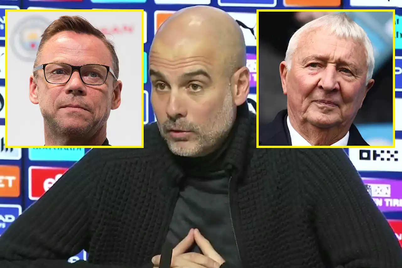 Guardiola jokes he'll call on Man City legends if they're booted out of the Premier League