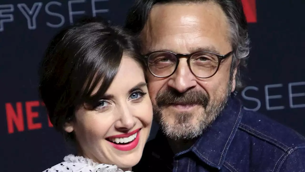 Marc Maron is dropping Glow spoilers, but Alison Brie won't