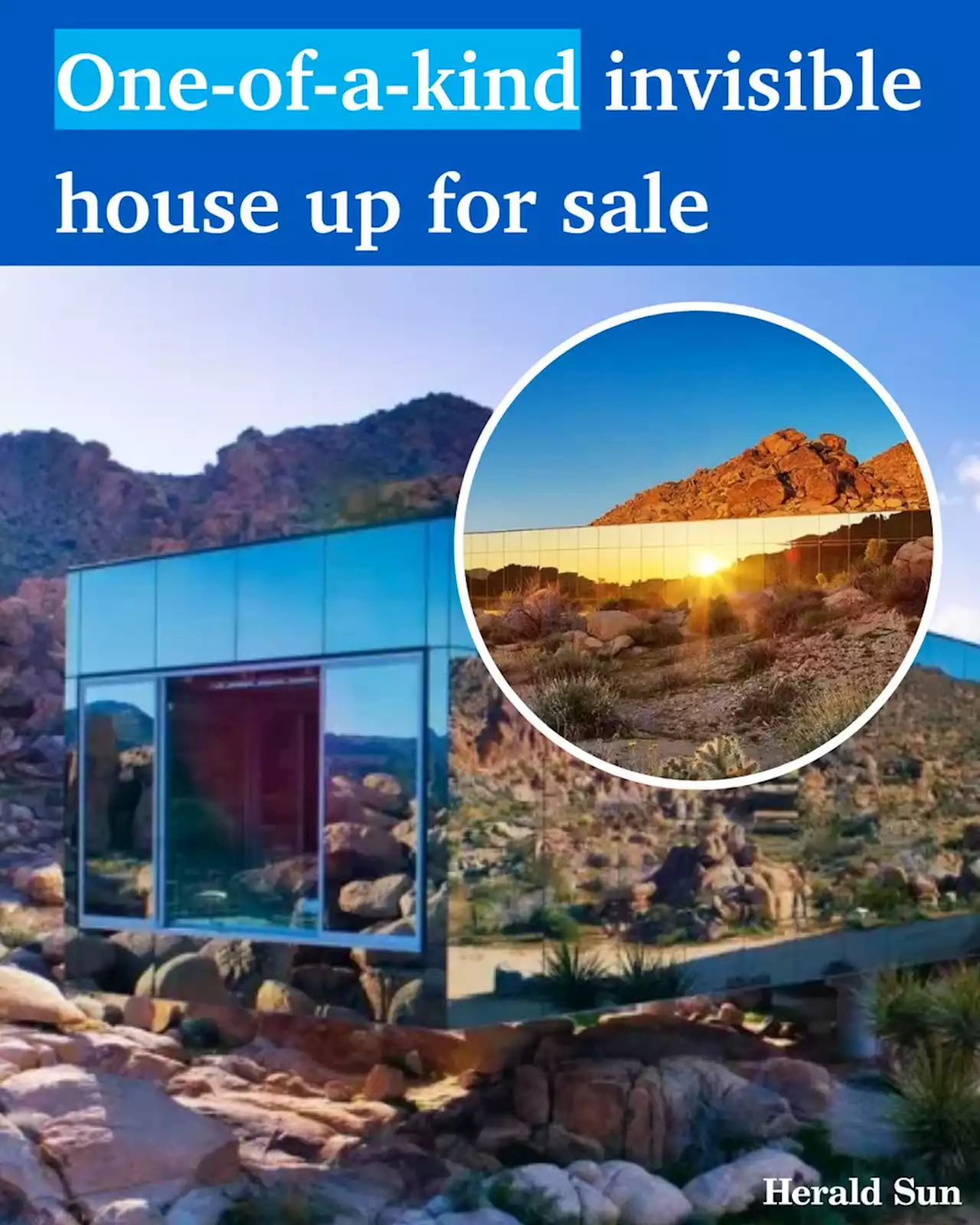 One-of-a-kind invisible house listed for $26m in Joshua Tree - realestate.com.au