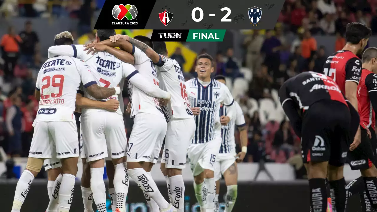 Rayados le quita el invicto al Atlas y toma el liderato del Clausura 2023