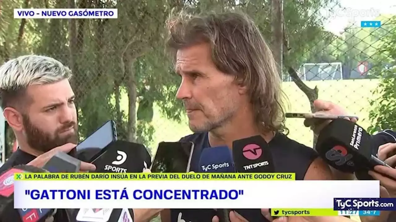 Las FUERTES DECLARACIONES de Rubén Darío Insua en San Lorenzo antes de jugar con Godoy Cruz - TyC Sports