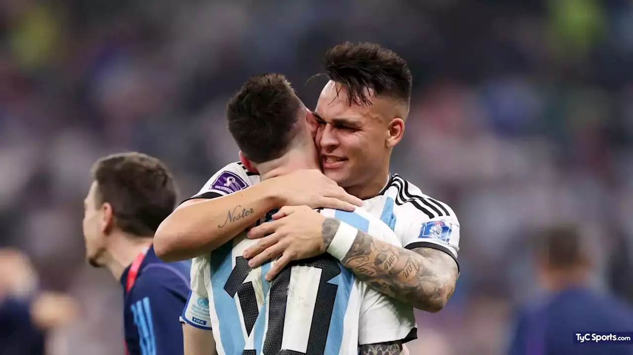 Lautaro Martínez reveló una SINCERA charla con Messi en el Mundial - TyC Sports