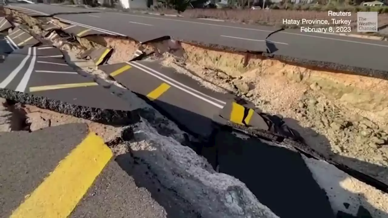 How The Earth Moved During Turkey’s Recent Earthquake And Aftershocks - Videos from The Weather Channel