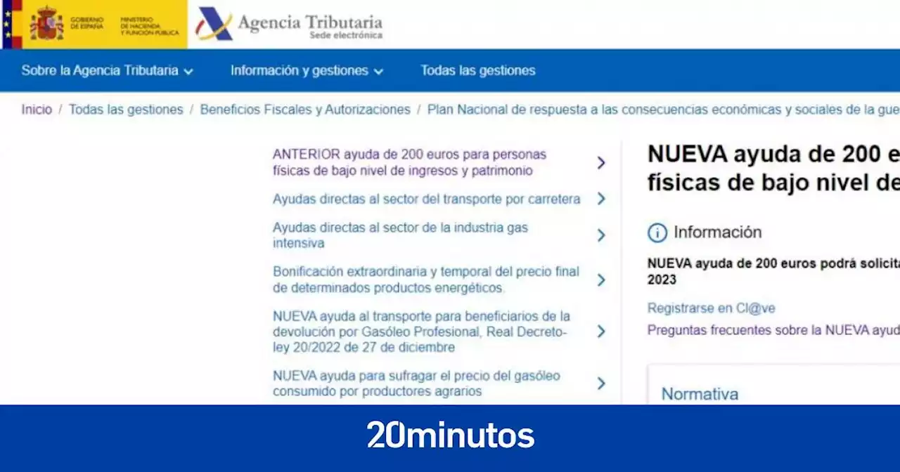 Llega el cheque de 200 euros: cuándo se podrá empezar a cobrar la ayuda