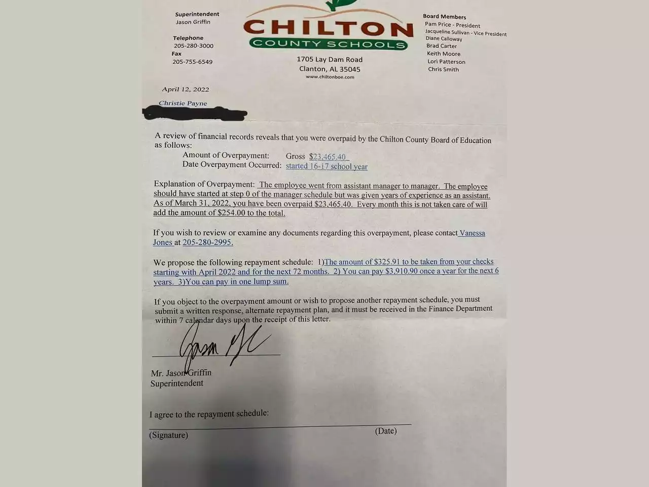 Alabama Supreme Court supports Chilton school staff in overpayment lawsuit