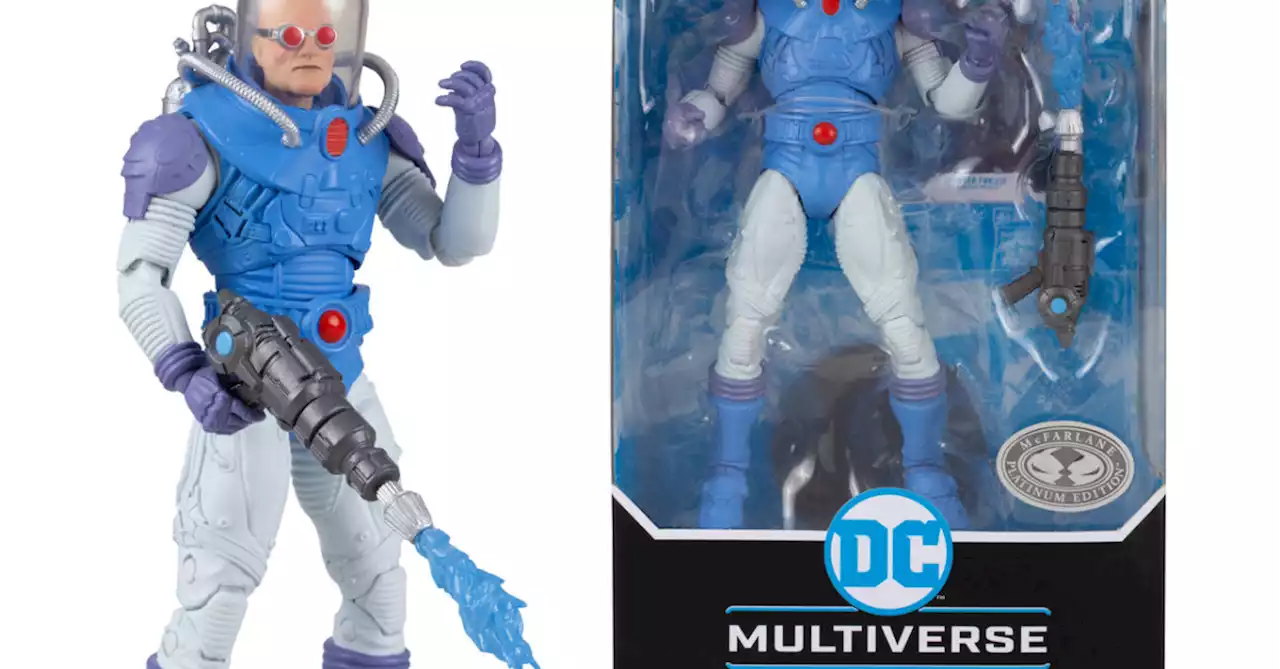 DC Comics Mr. Freeze Goes Platinum with McFarlane Toys Chase Figure