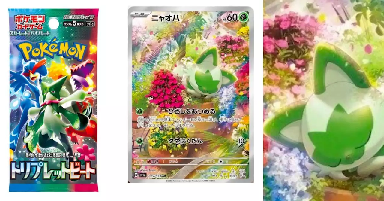 Pokémon TCG Japan: Triple Beat Preview: Sprigatito Art Rare