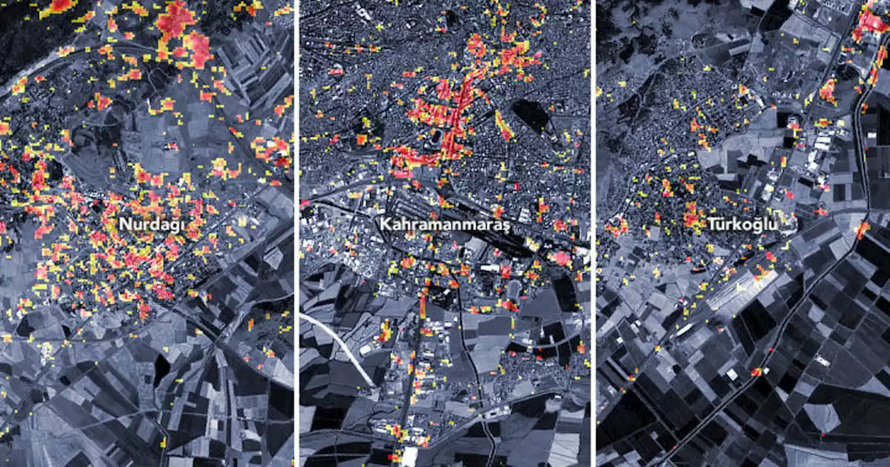 Satellite images show Turkey-Syria quakes 'similar to the 1906 earthquake that destroyed San Francisco,' NASA says