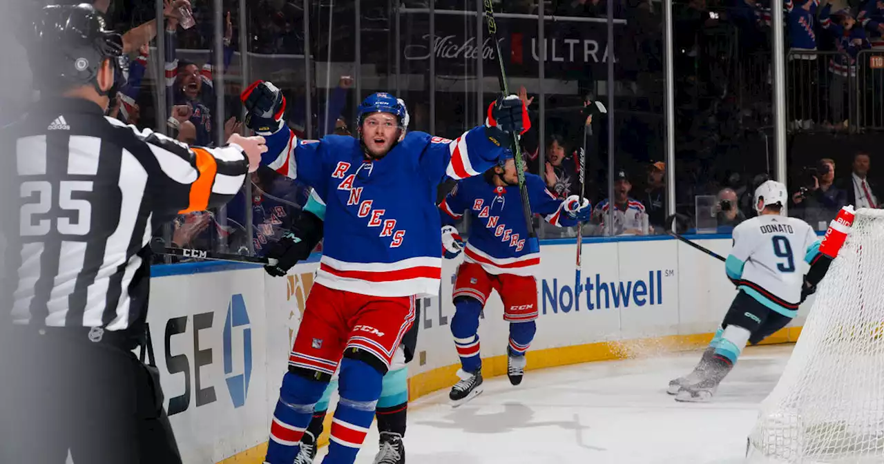 Tarasenko scores in debut, Rangers beat Kraken