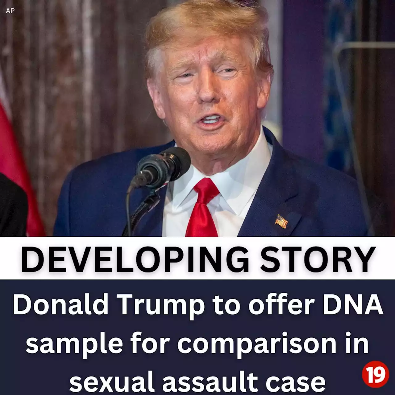 Lawyer: Trump offers DNA to compare against accuser’s dress