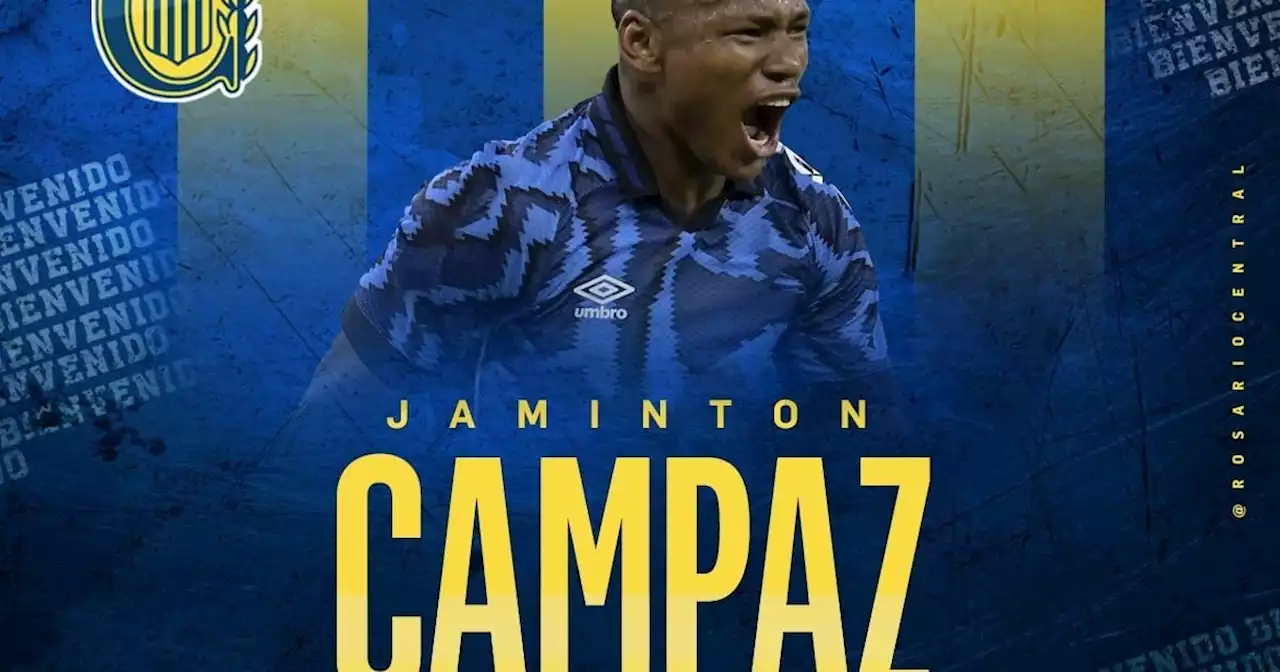 Oficial: Central presentó a Jaminton Campaz