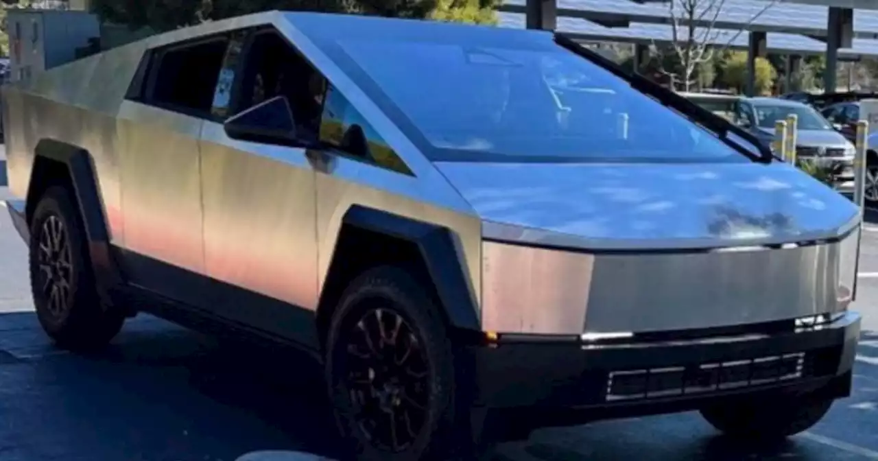 Tesla Cybertruck Prototype spotted with small design changes | Digital Trends