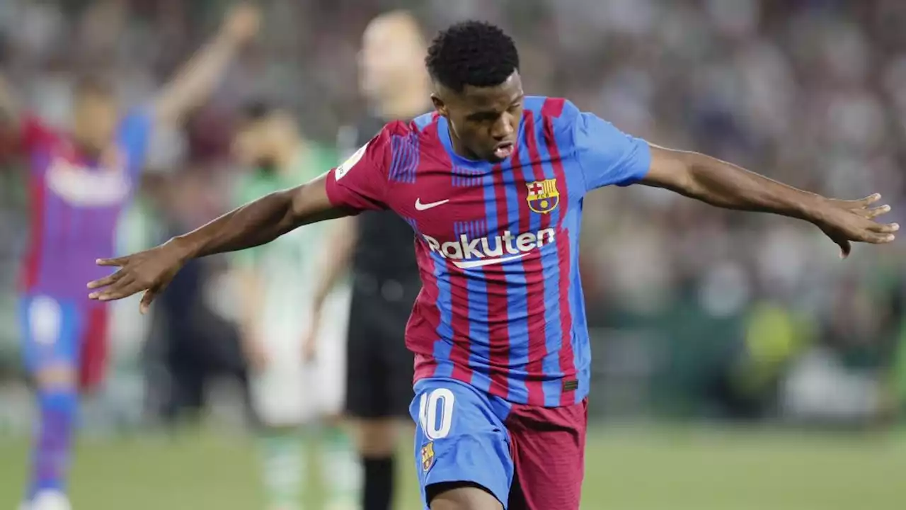 Le FC Barcelone a un nouveau problème avec Ansu Fati