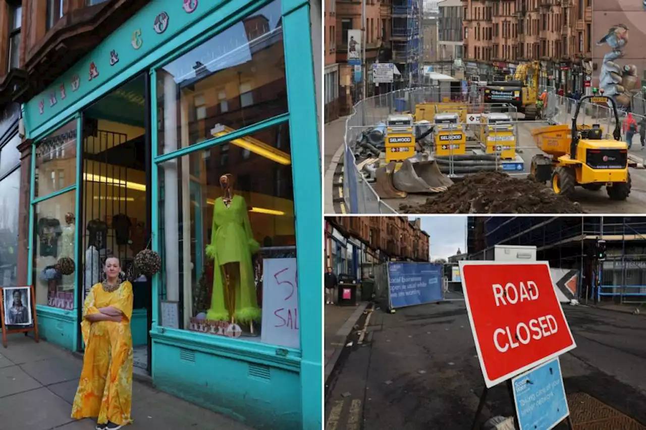 'I feel really bleak': Shop owner fears for future as sewer works disrupt trade