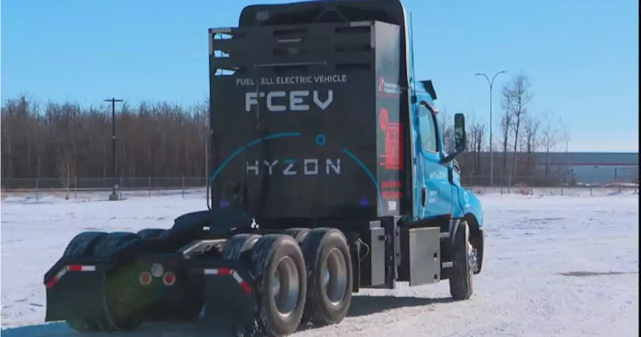 Alberta truck drivers test out hydrogen-powered commercial vehicles | Globalnews.ca