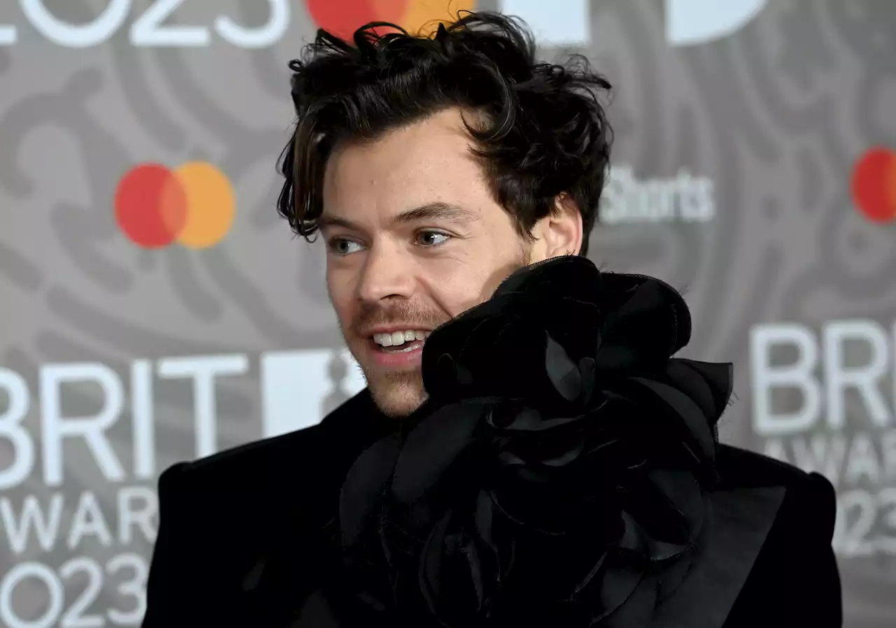 Harry Styles' Brits Red Carpet Look Was Unmistakably Harry