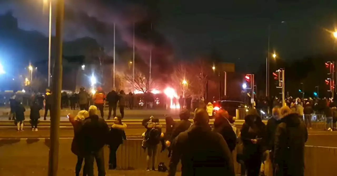 Three arrested after ‘shocking’ violence in Merseyside during protest over refugees