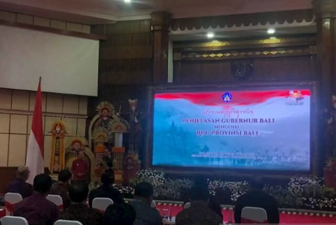 Pemprov Optimistis RUU Provinsi Bali Disahkan DPR