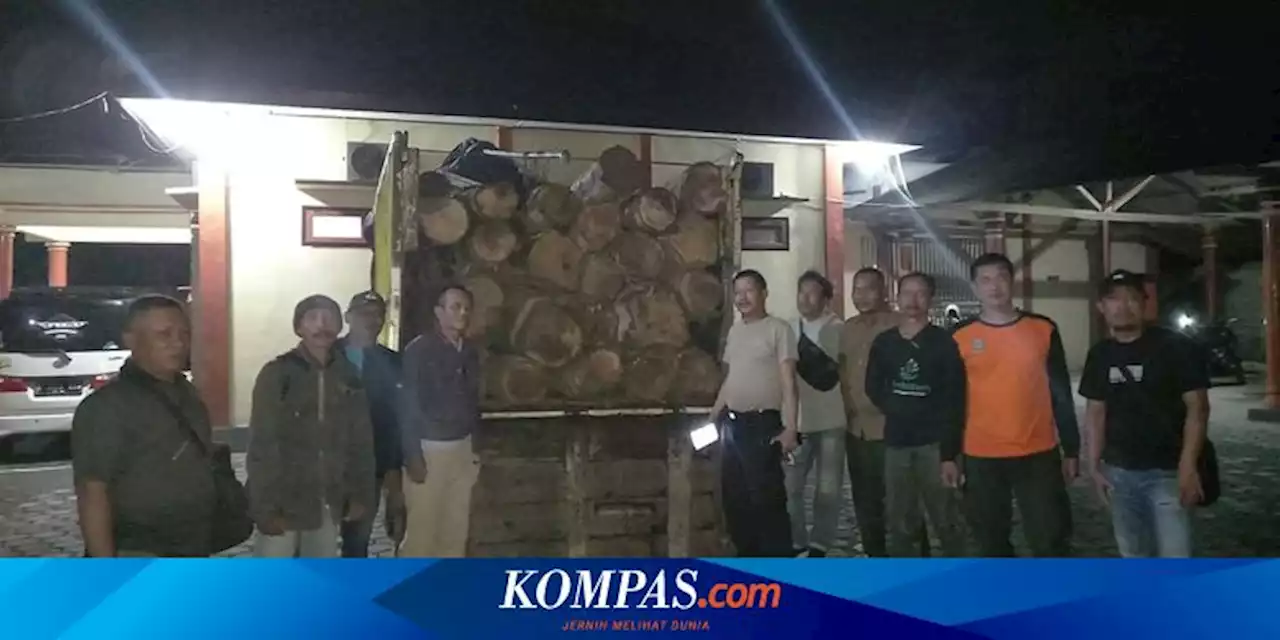 Truk Pengangkut Kayu Jati Ilegal Diamankan di Banyuwangi, Sopir Masih Dicari