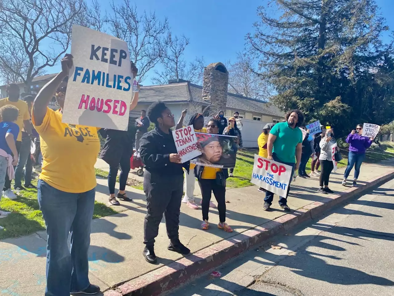 Tenants, housing advocates rally against landlord harassment