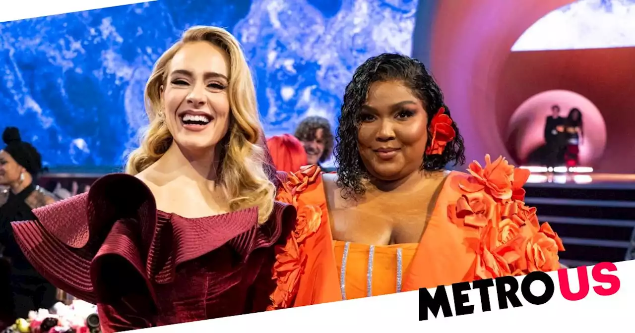 Lizzo and Adele got 'so drunk' at the Grammys after smuggling in flasks of booze