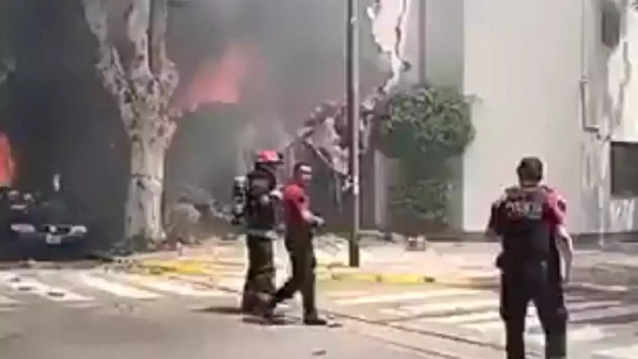 Explosión e incendio en Villa Devoto