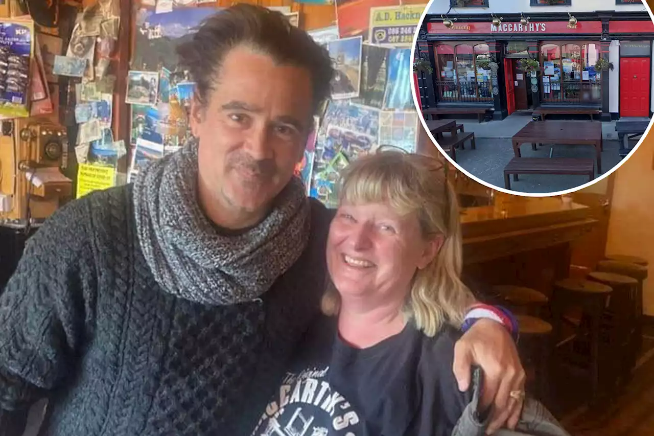 Irish pub lifts Colin Farrell ban after 25 years: ‘He was outrageous’