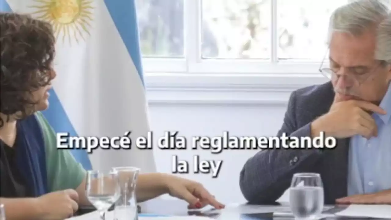 Alberto Fernández difundió un nuevo video de gestión y cuestionó 'la quema de cunas' de Bonadio